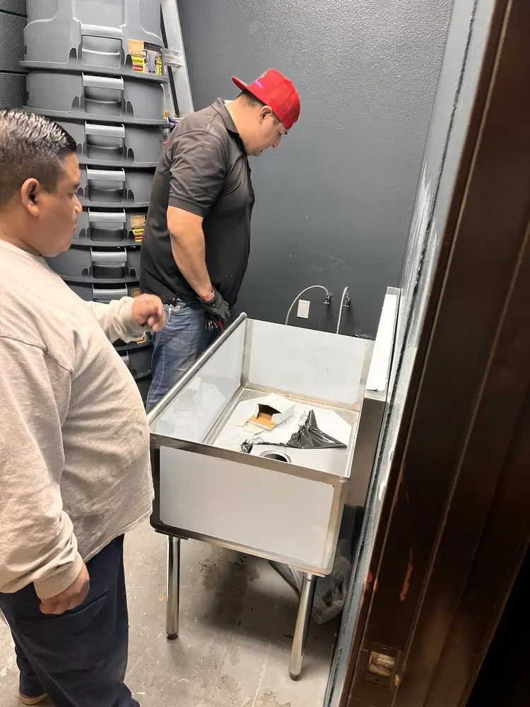 Commercial plumbing and sink installation in Parktowne Industrial Center